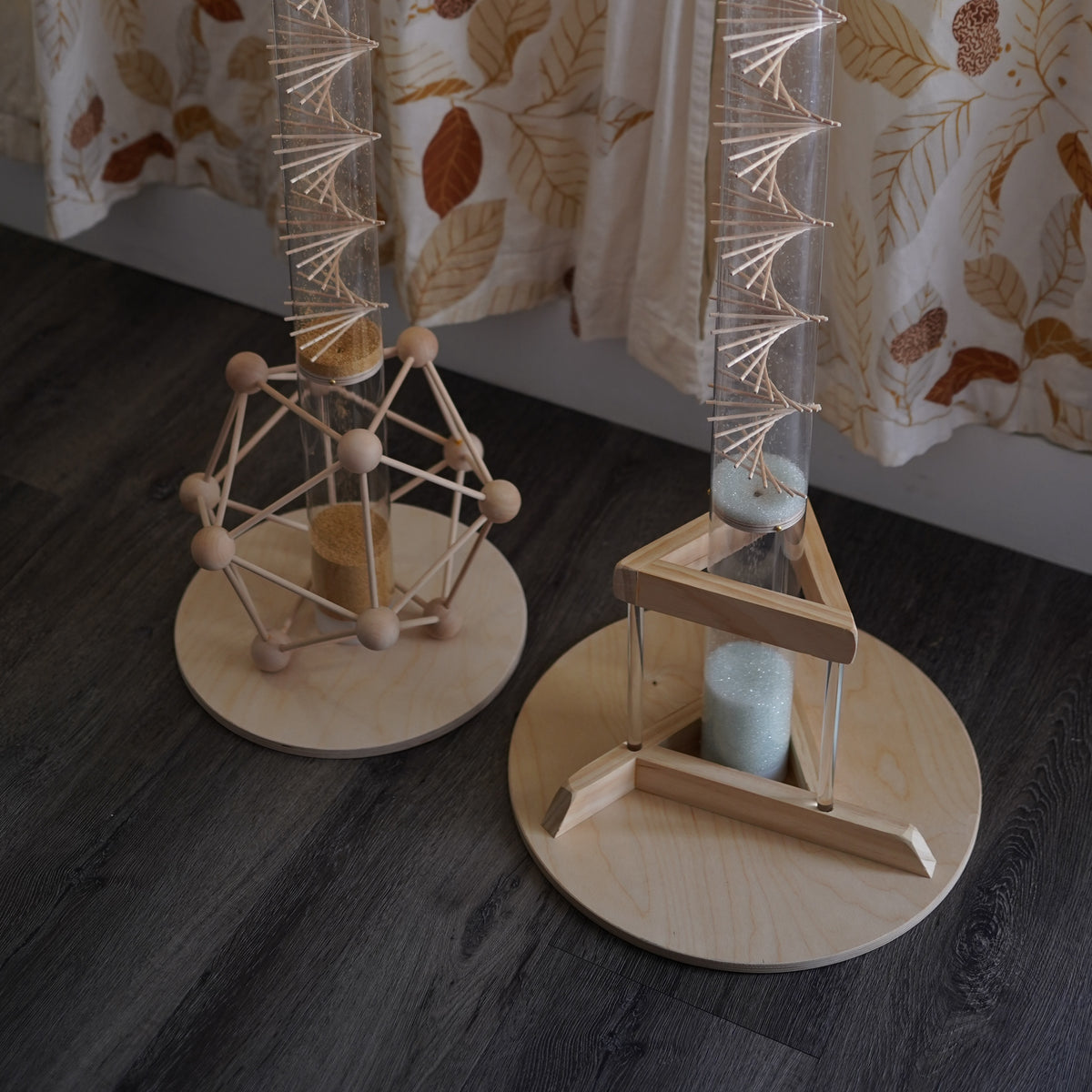 Our Stands ensure your rainstick stands tall when flipped!