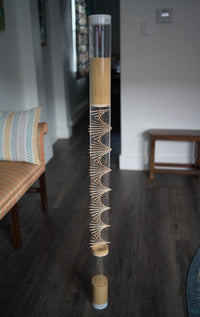 Large 10 minute Spiral Sounds® Rainstick – Gentle Amaranth