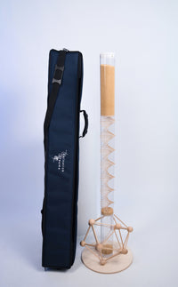 Large Amaranth Complete Bundle – Rainstick, Stand & Carrying Case