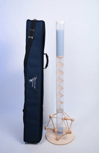 Large Crystalline Complete Bundle – Rainstick, Stand & Carrying Case