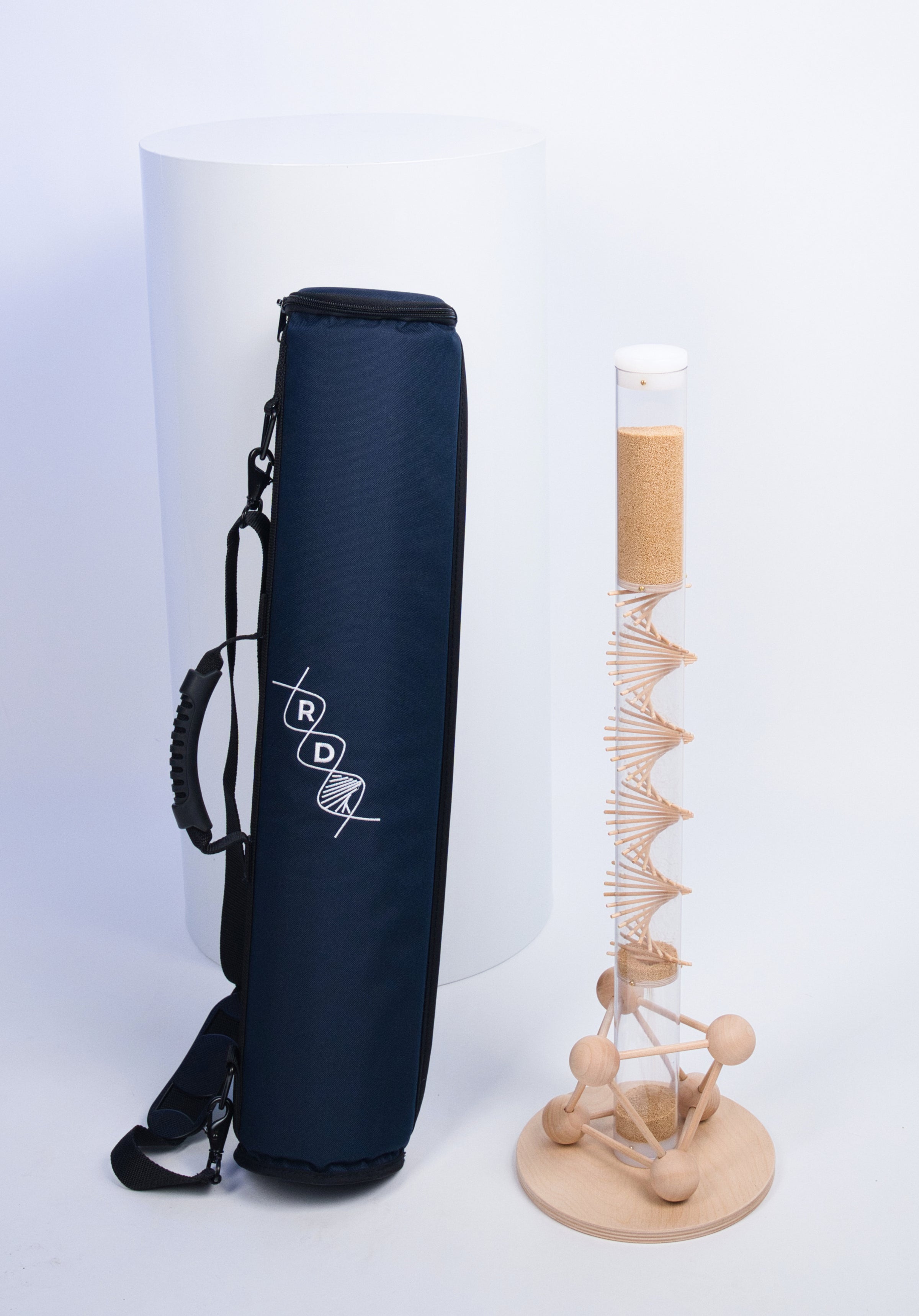 Small Amaranth Complete Bundle – Rainstick, Stand & Carrying Case