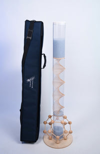 Extra Large Crystalline Complete Bundle – Rainstick, Stand & Carrying Case