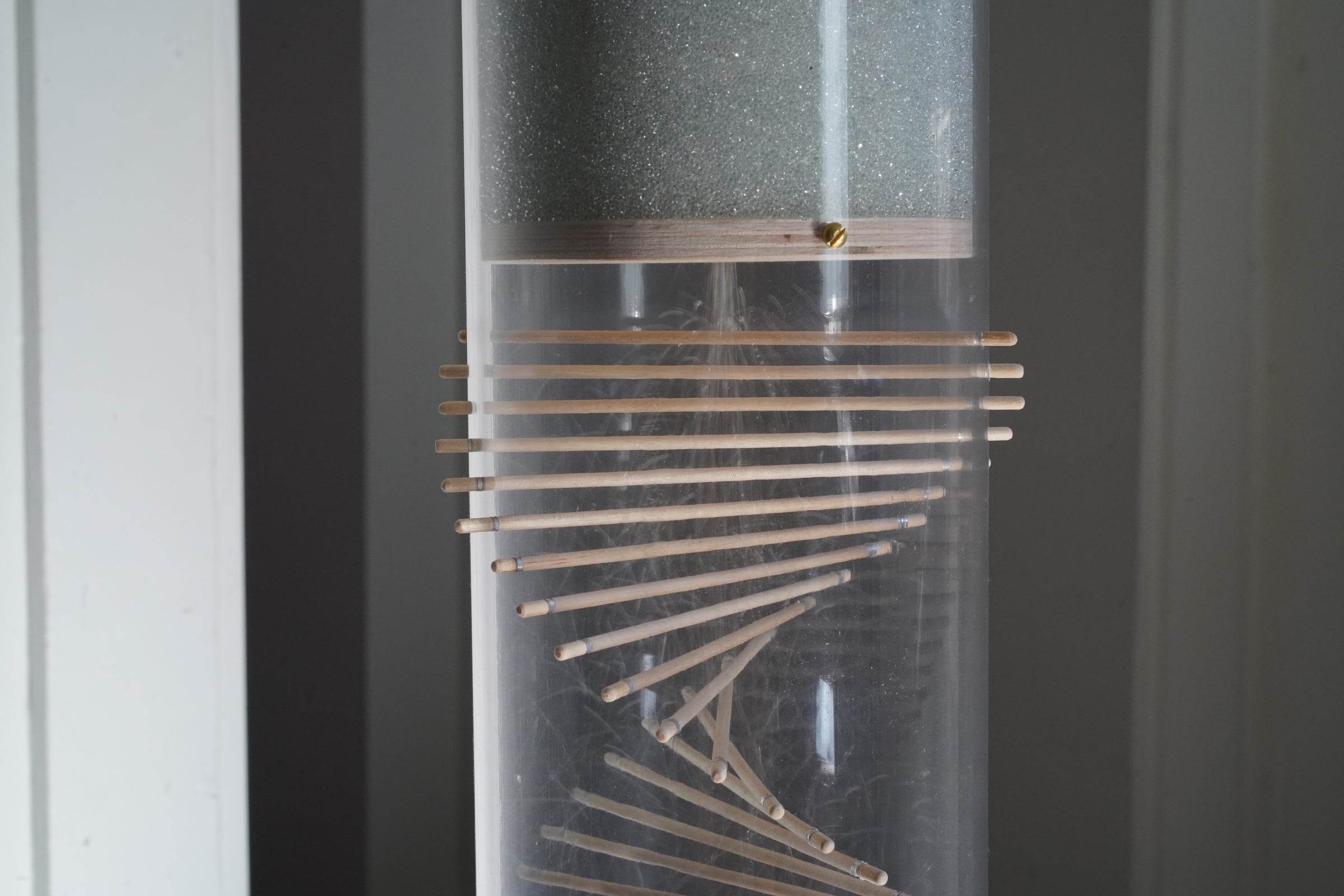 Extra Large 20 minute Spiral Sounds® Rainstick – Mid-level Glass Microbeads