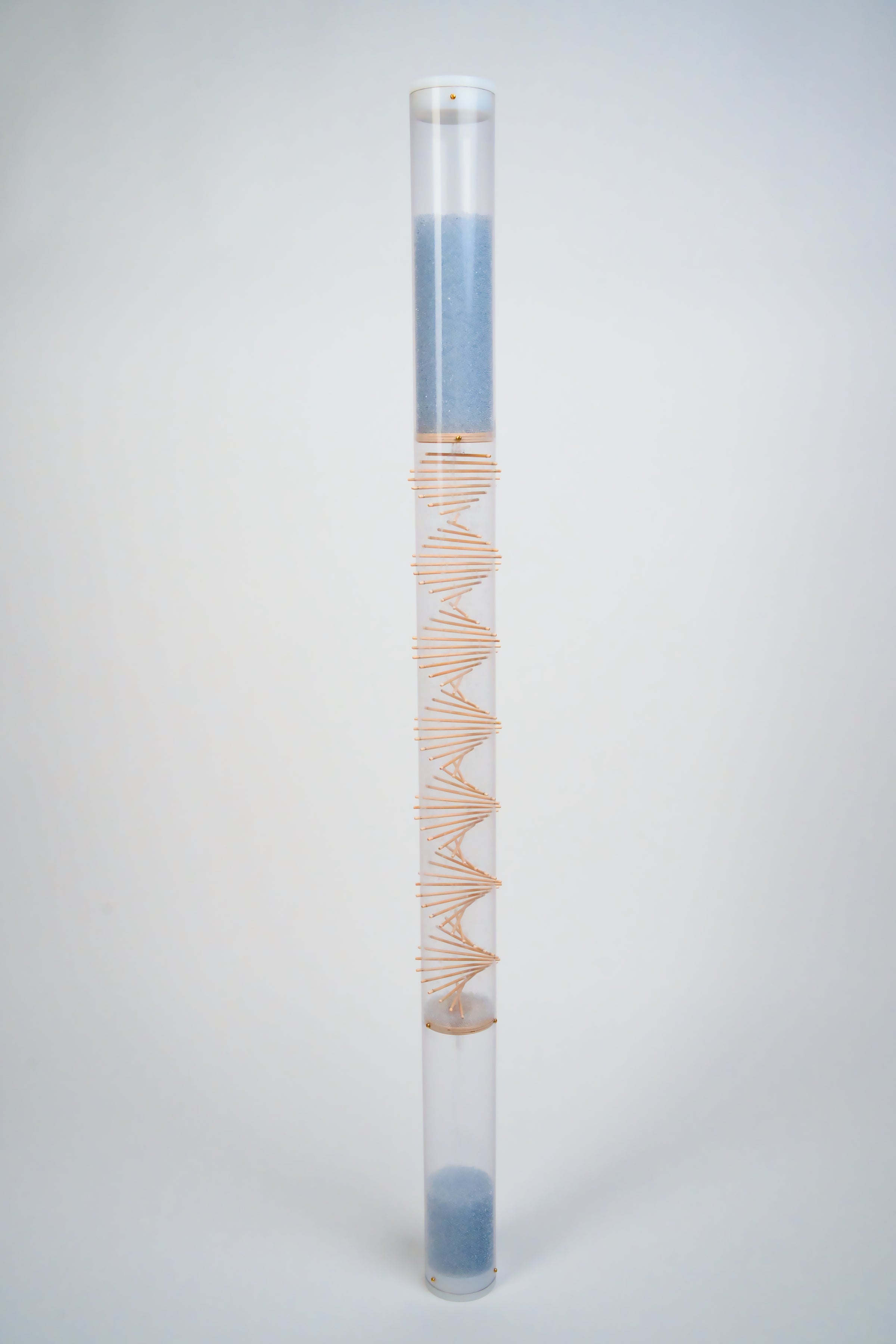 Large Spiral Sounds Rainstick – Crystalline Beads – Loud Rain Sound