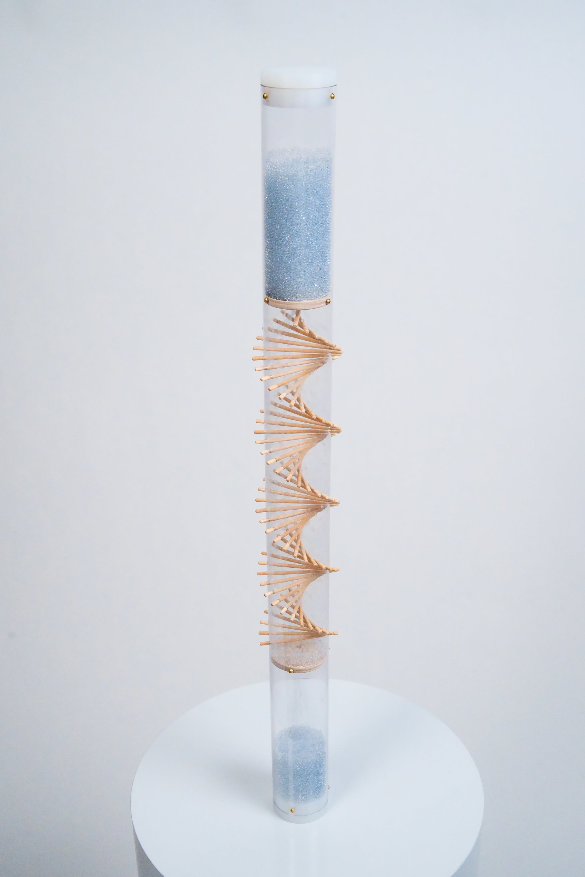 Small Spiral Sounds Rainstick – Crystalline Beads – Loud Rain Sound