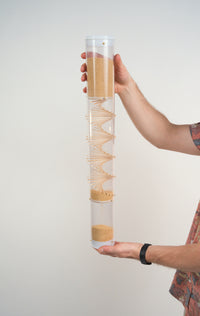 Midway 3.5 minute Spiral Sounds® Rainstick – Gentle Amaranth