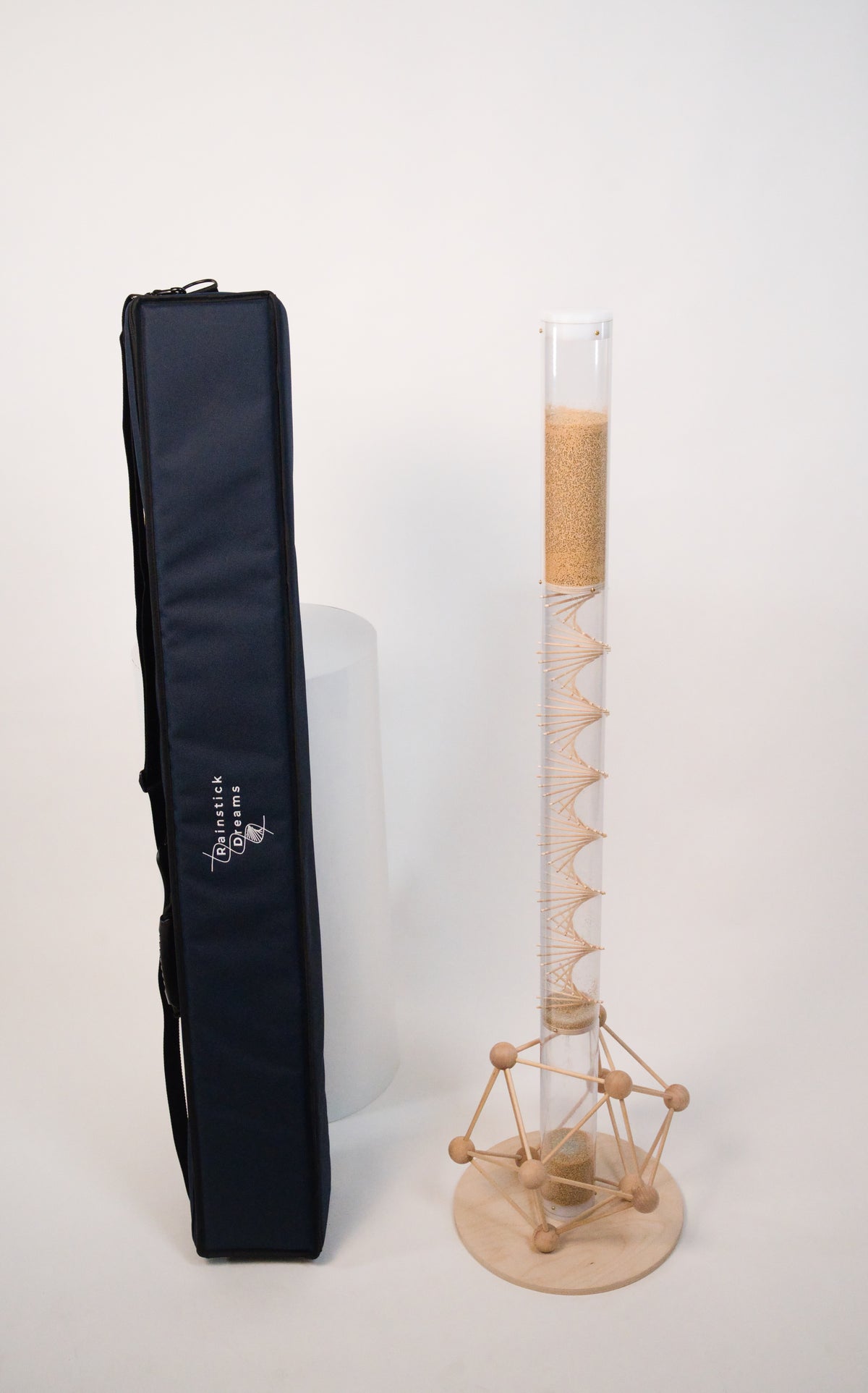 Large Golden Hour Complete Bundle – Rainstick, Stand & Carrying Case