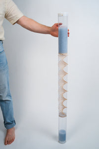 Large Spiral Sounds Rainstick – Crystalline Beads – Loud Rain Sound