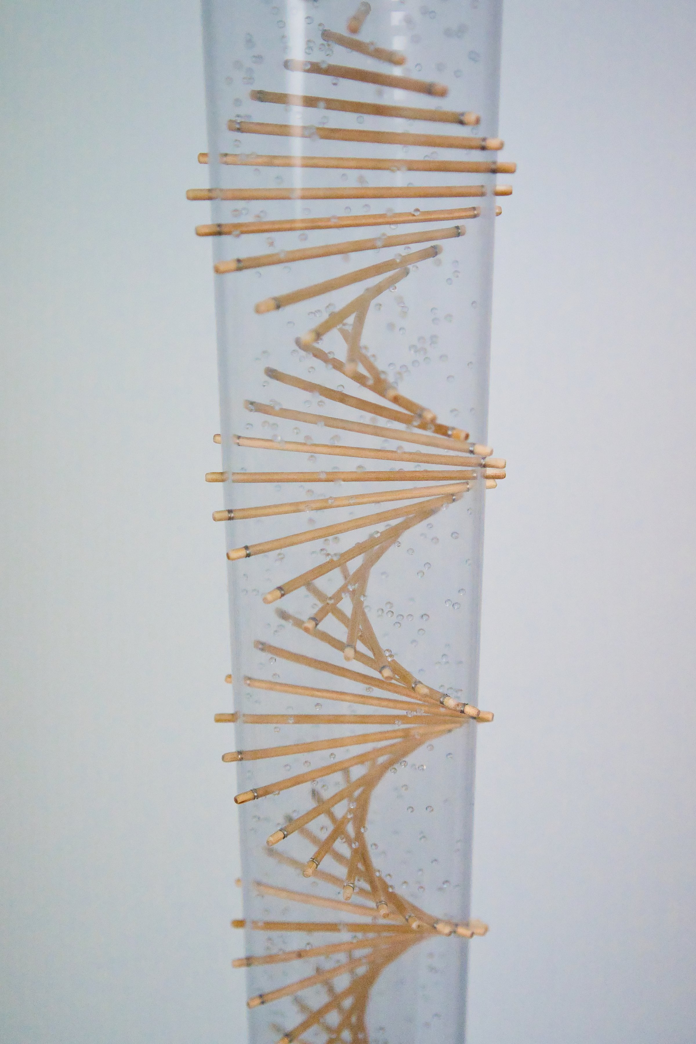 Large Spiral Sounds Rainstick – Crystalline Beads – Loud Rain Sound