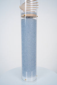 Large Spiral Sounds Rainstick – Crystalline Beads – Loud Rain Sound