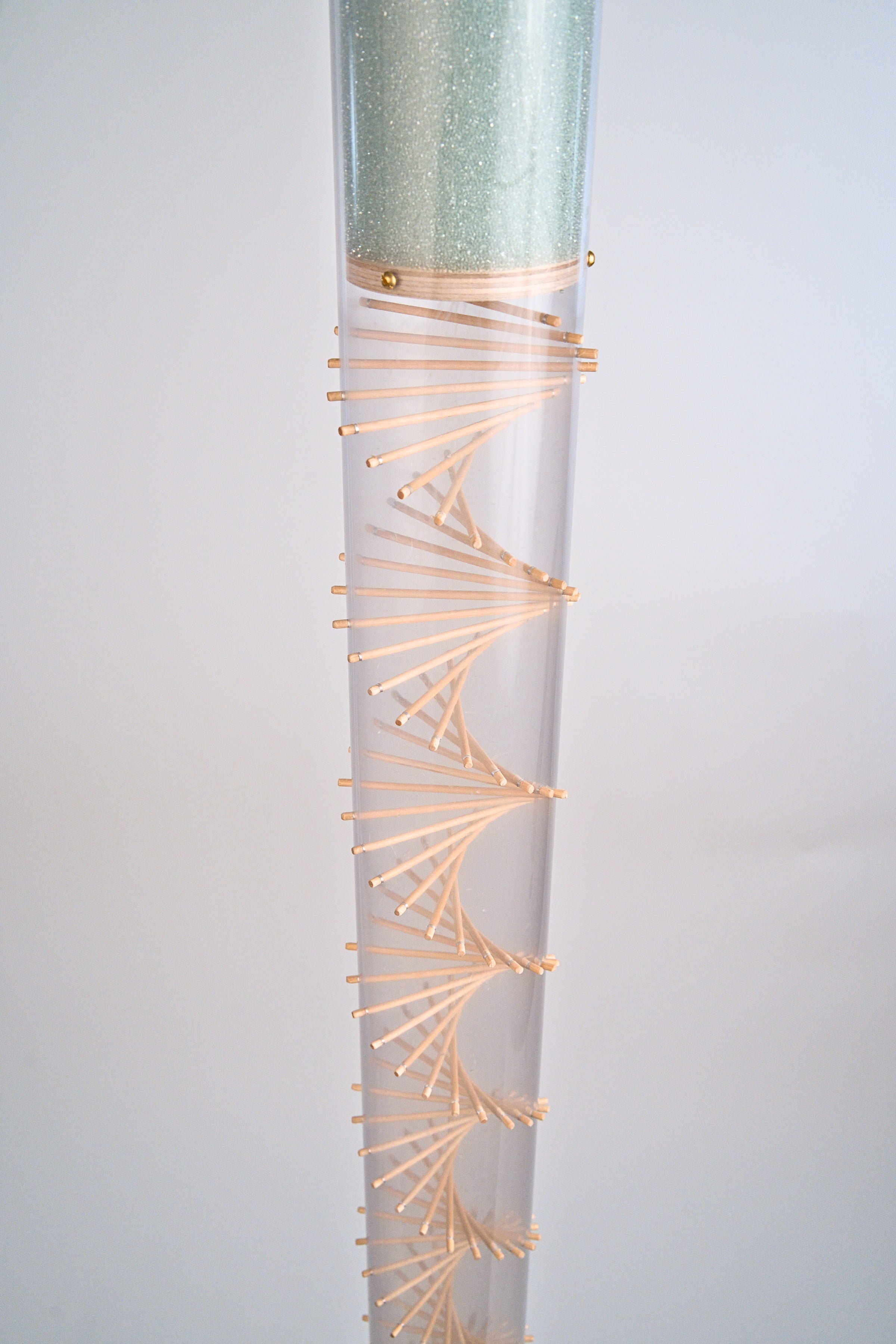 Large Spiral Sounds Rainstick – Microbeads – Medium Loud Sound