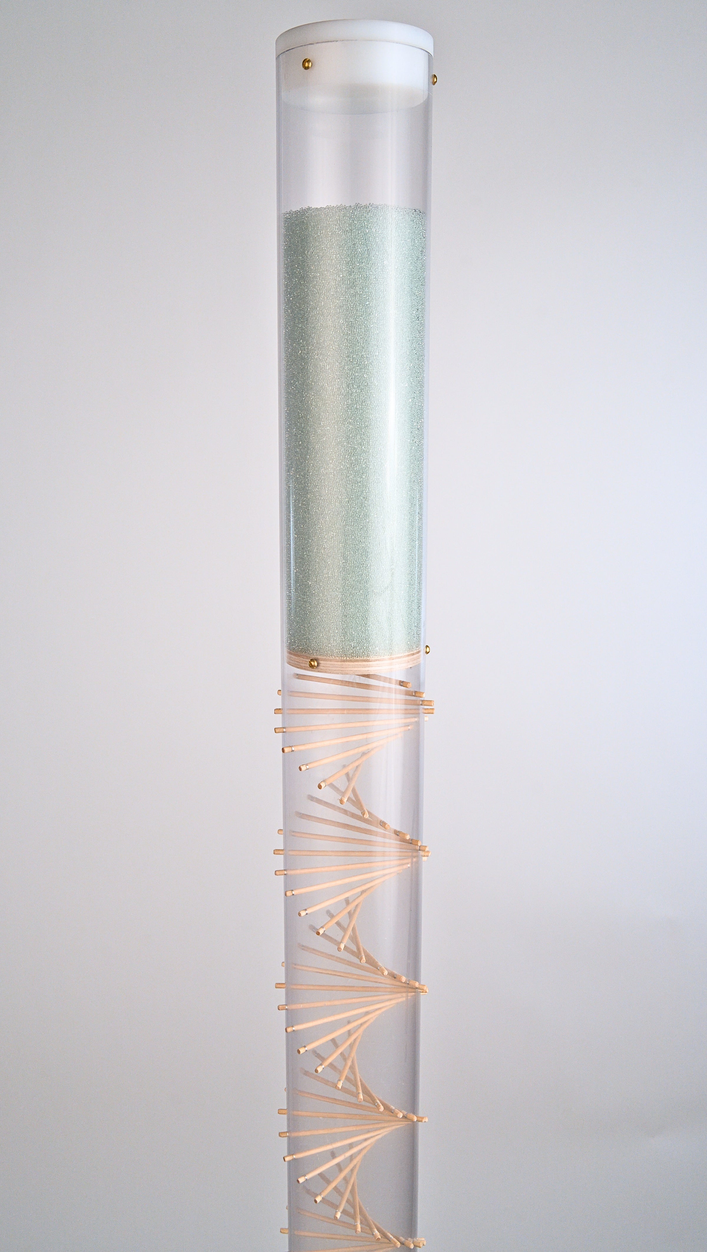 Large Spiral Sounds Rainstick – Microbeads – Medium Loud Sound