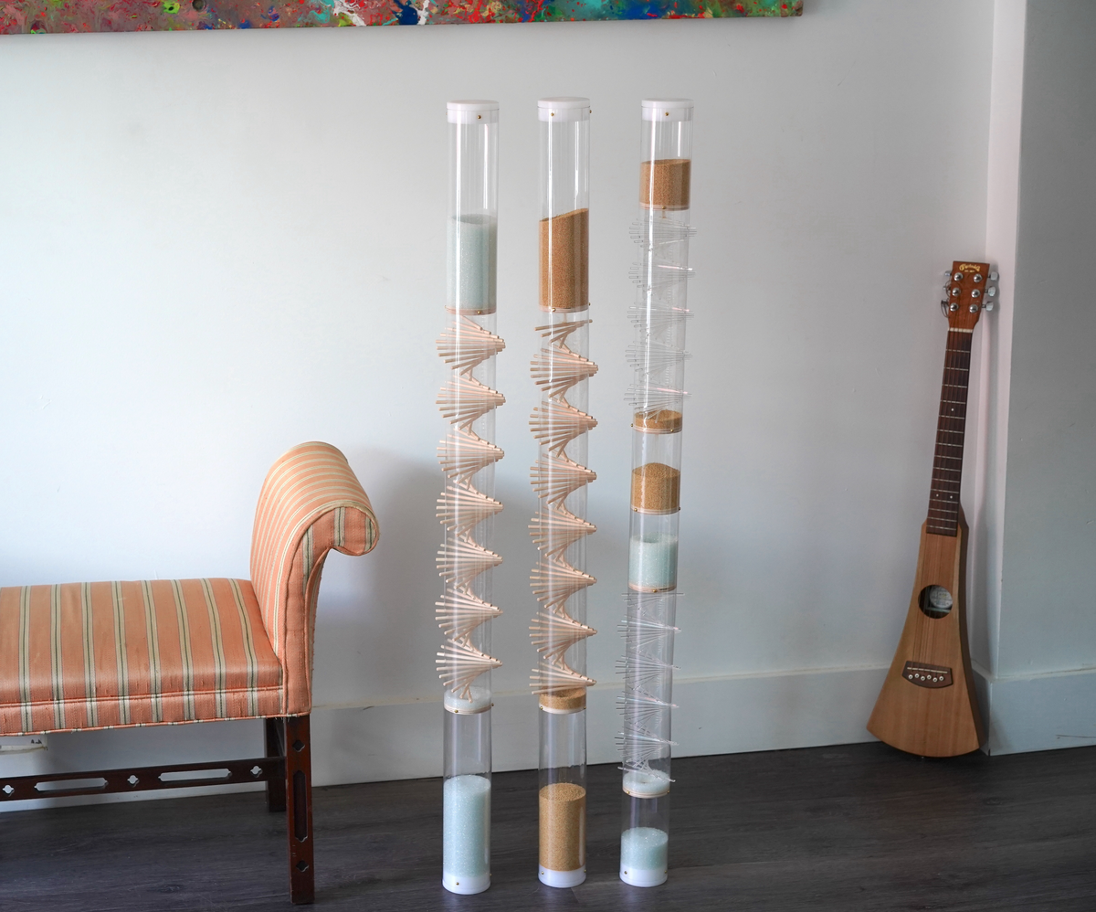 Small Spiral Sounds® Rainstick Amaranth Rainstick Dreams