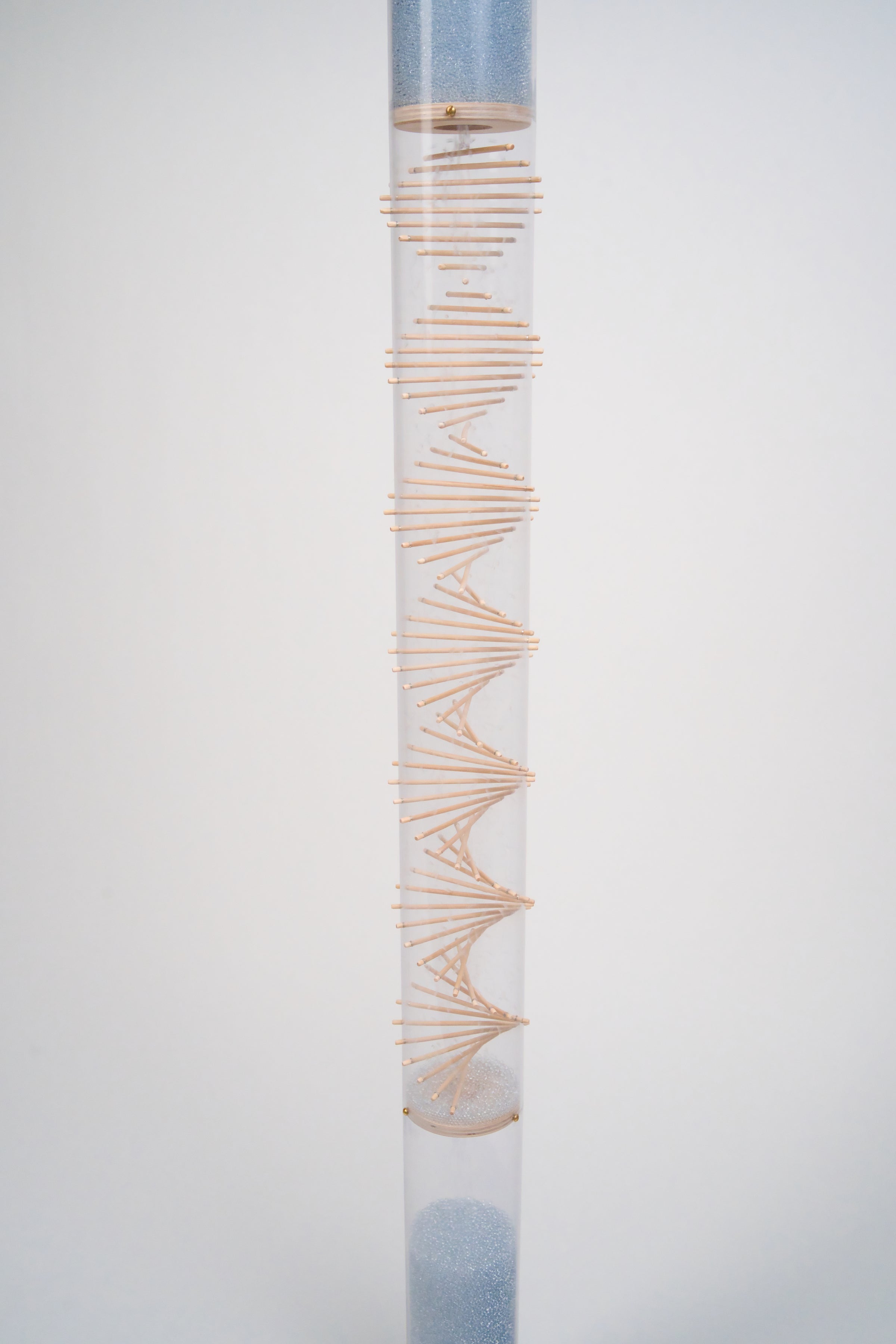 Large Spiral Sounds Rainstick – Crystalline Beads – Loud Rain Sound