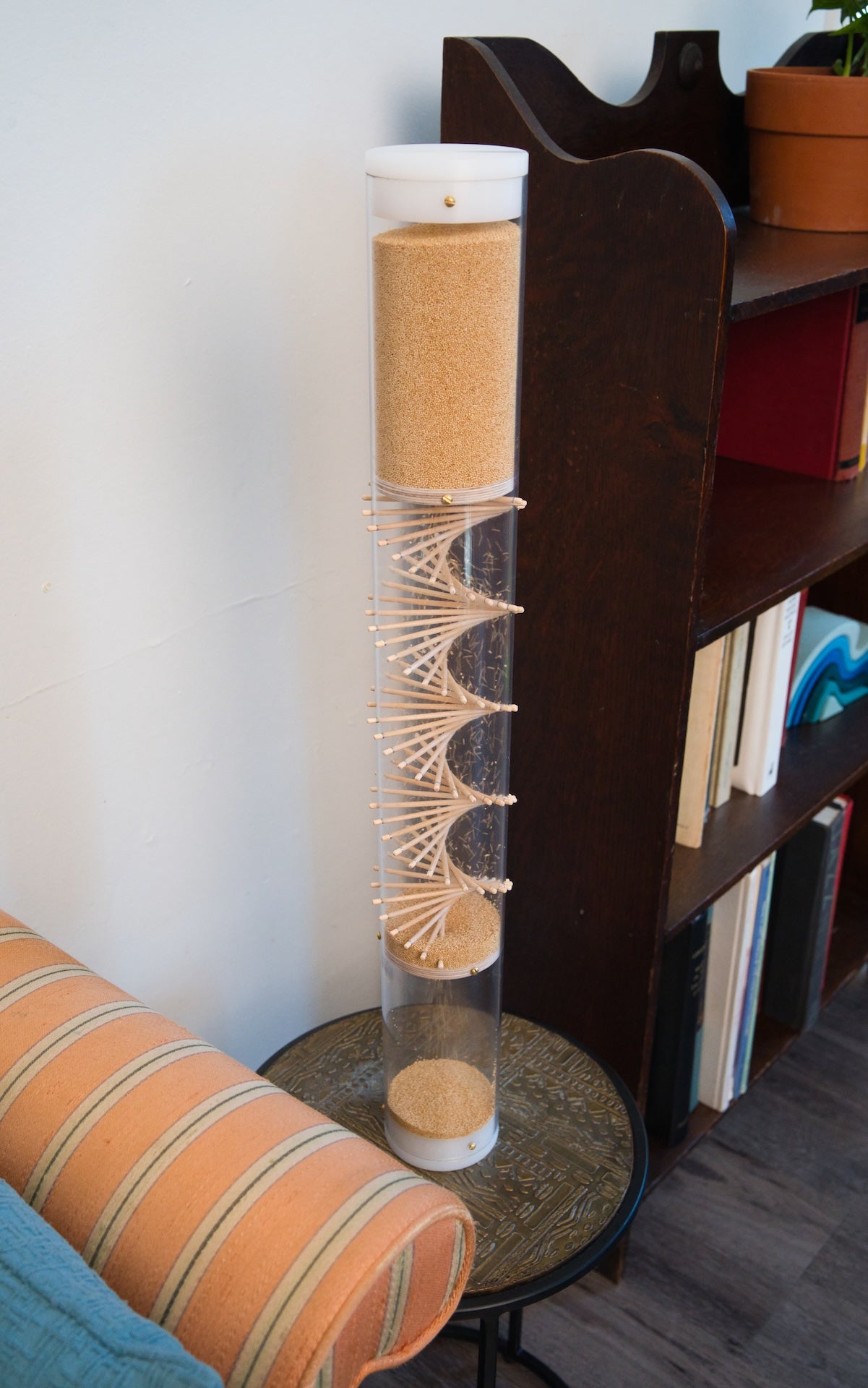 Midway 3.5 minute Spiral Sounds® Rainstick – Gentle Amaranth