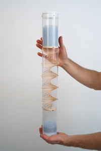 Midway Spiral Sounds Rainstick – Crystalline Beads – Loud Rain Sound