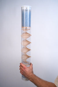 Midway Spiral Sounds Rainstick – Crystalline Beads – Loud Rain Sound