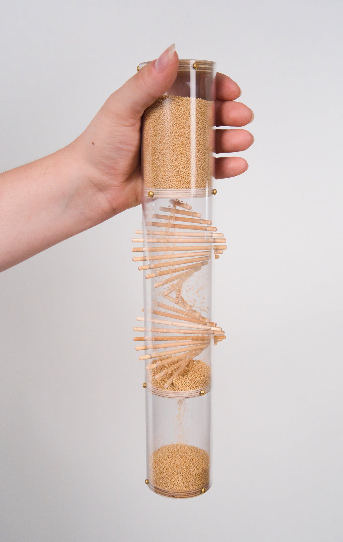 Mini Spiral Sounds® Rainstick – Gentle Amaranth