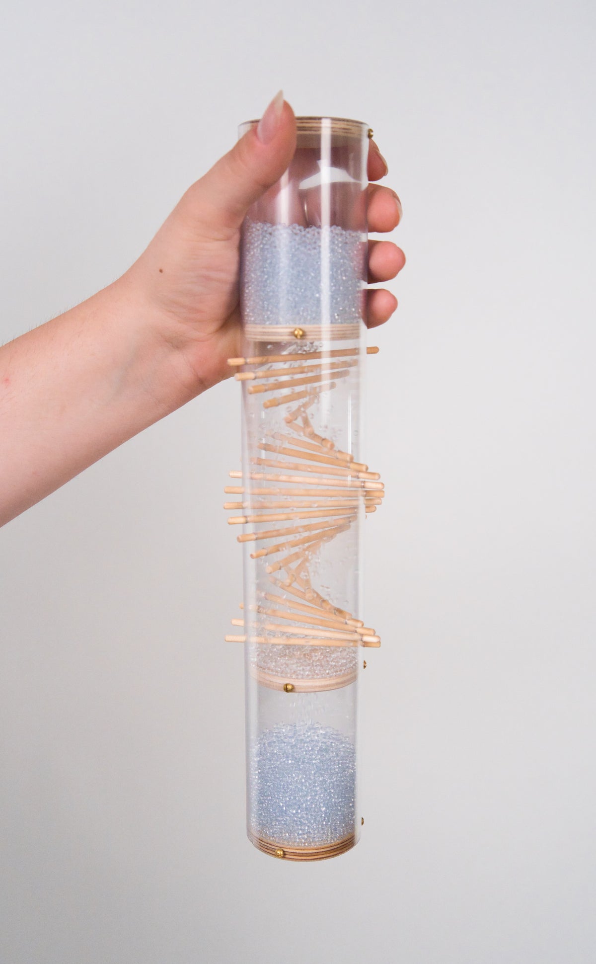 Mini Spiral Sounds® Rainstick – Immersive Crystalline