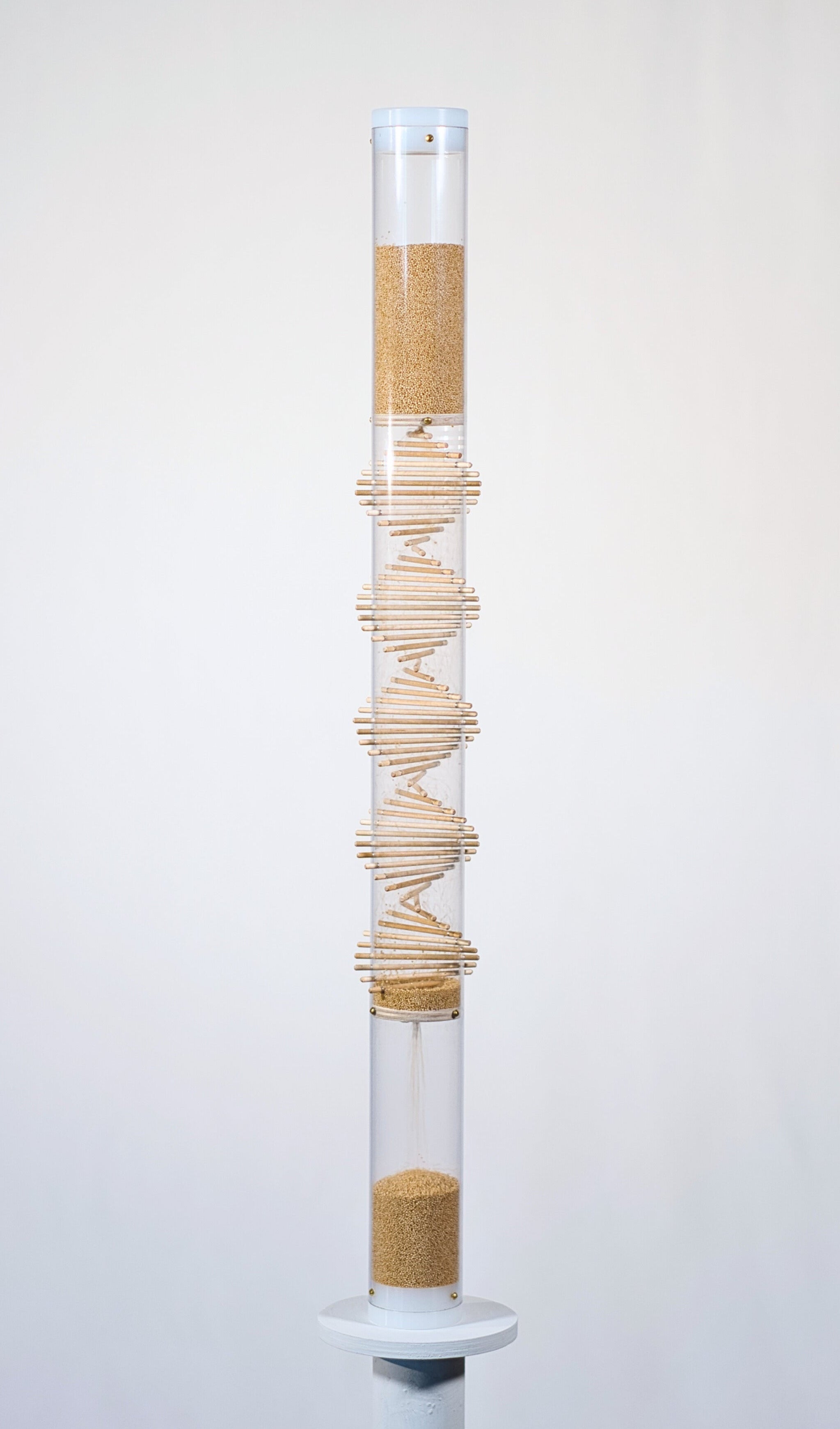 Small 2 minute Spiral Sounds® Rainstick – Gentle Amaranth