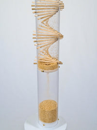 Small 2 minute Spiral Sounds® Rainstick – Gentle Amaranth