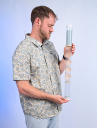 Small 1.5 minute Spiral Sounds® Rainstick – Mid-level Glass Microbeads