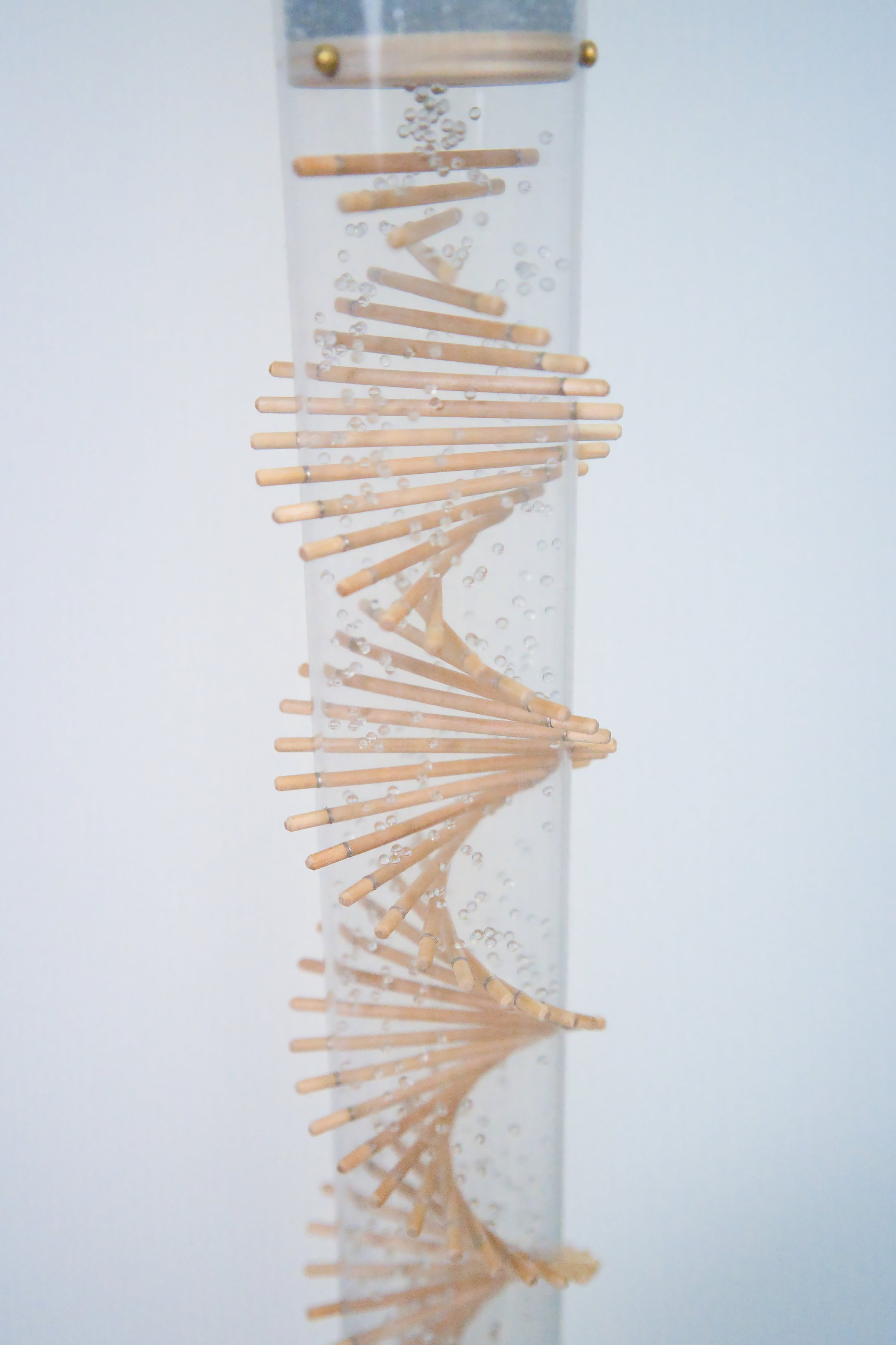 Small Spiral Sounds Rainstick – Crystalline Beads – Loud Rain Sound