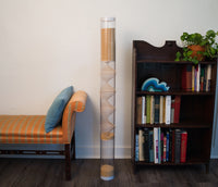 Extra Large 20 minute Spiral Sounds® Rainstick – Gentle Amaranth