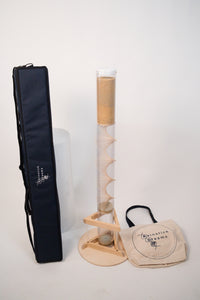 Extra Large Golden Hour Complete Bundle – Rainstick, Stand & Carrying Case