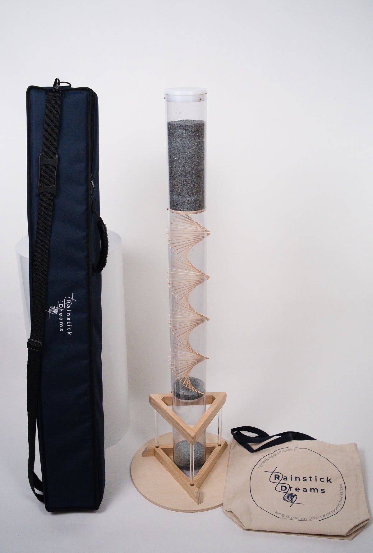 Extra Large Nocturne Complete Bundle – Rainstick, Stand & Carrying Case