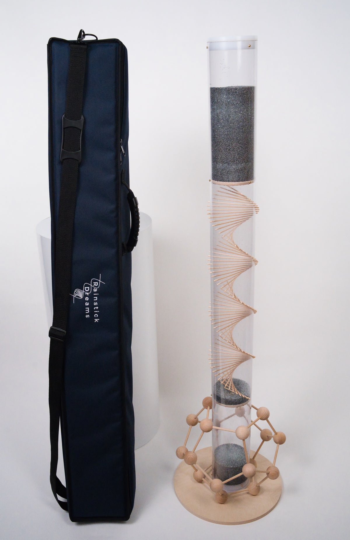 Extra Large Nocturne Complete Bundle – Rainstick, Stand & Carrying Case