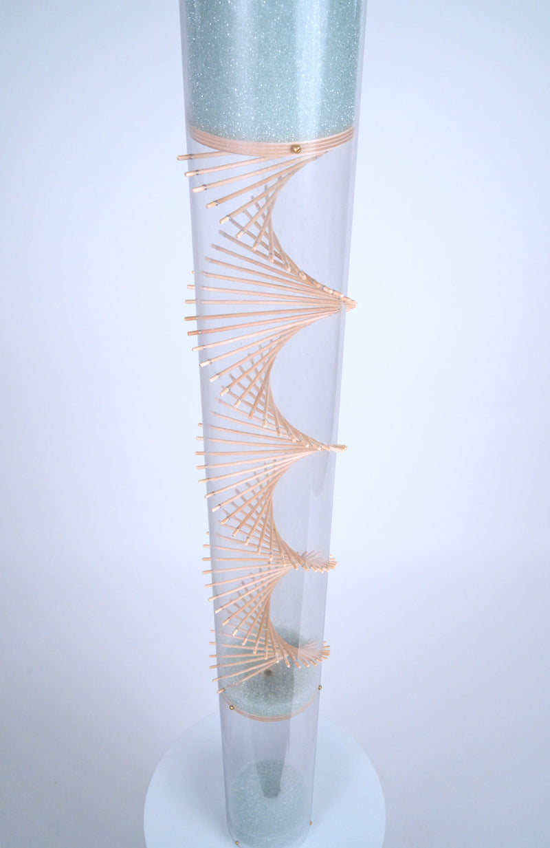 Extra Large Spiral Sounds Rainstick – Microbeads – Medium Loud Sound