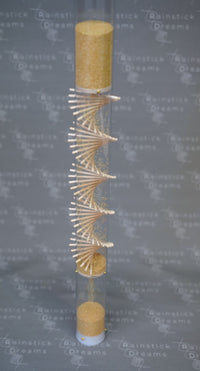 small amaranth spiral sounds rainstick 2 minute timeout of peaceful rain sound for your desk, tabletop, or mantle